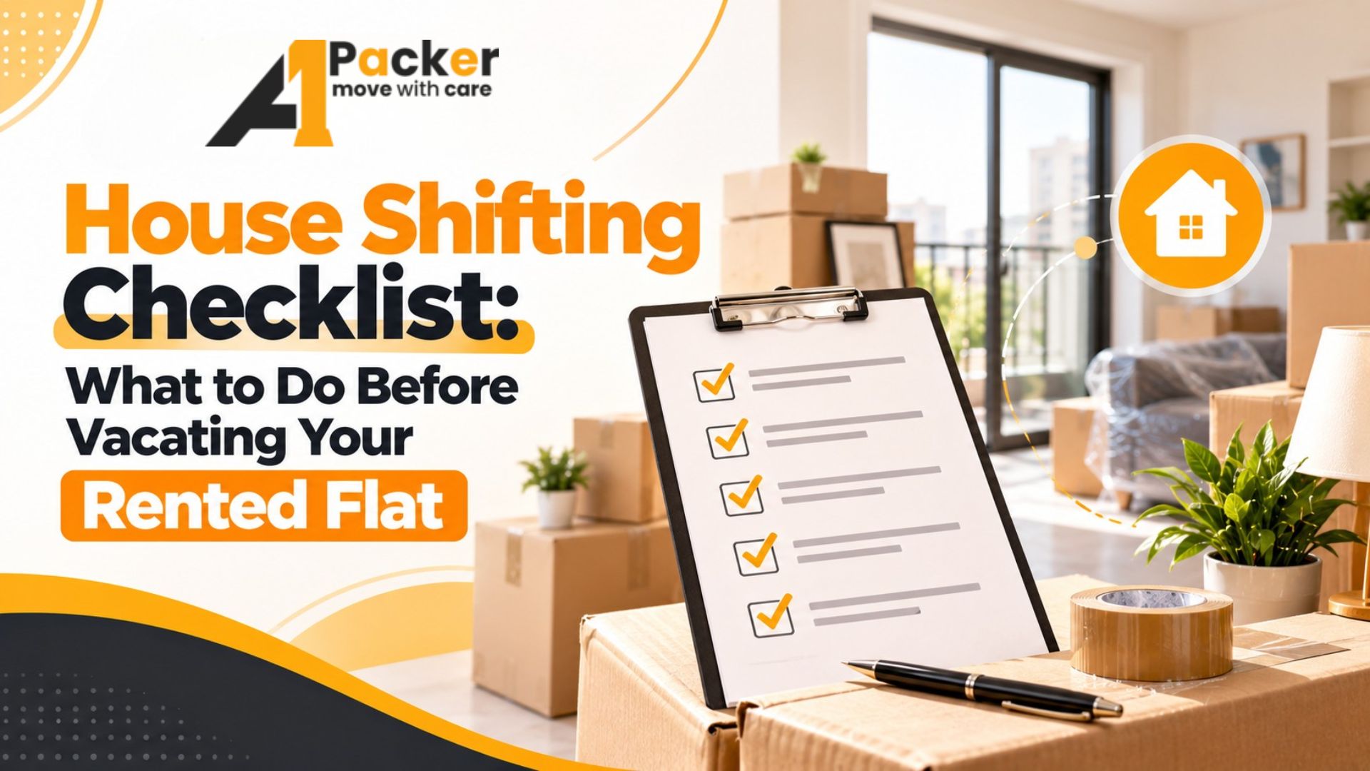 House Shifting Checklist: What to Do Before Vacating Your Rented Flat