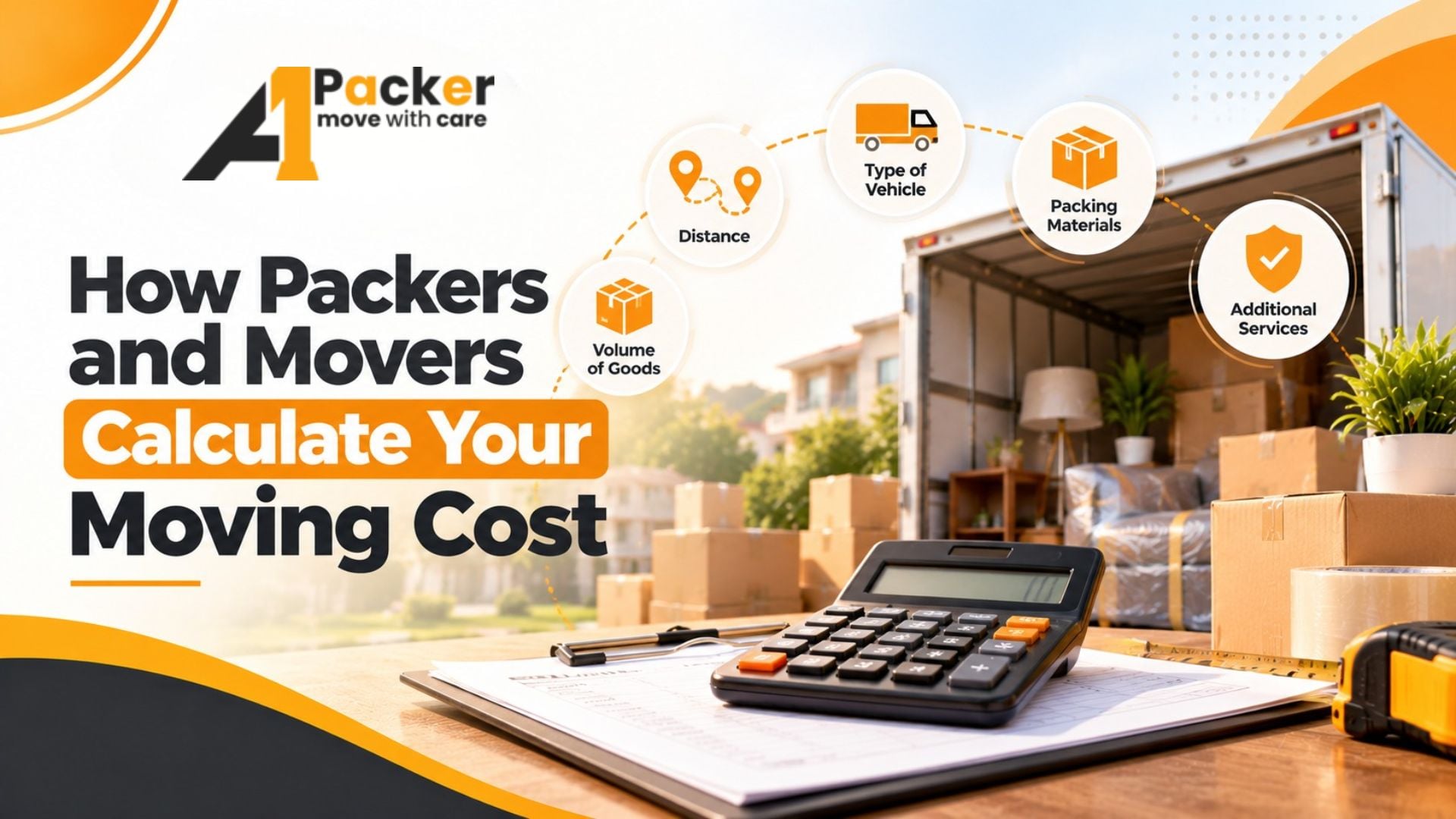 How Packers and Movers Calculate Your Moving Cost