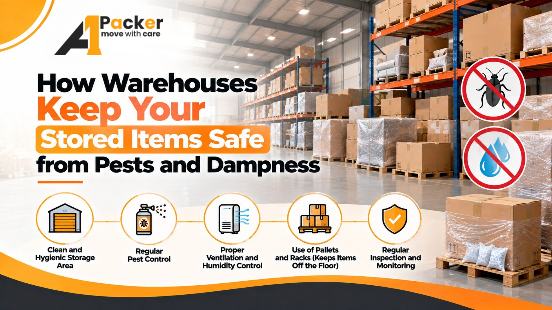 How Warehouses Keep Your Stored Items Safe from Pests and Dampness