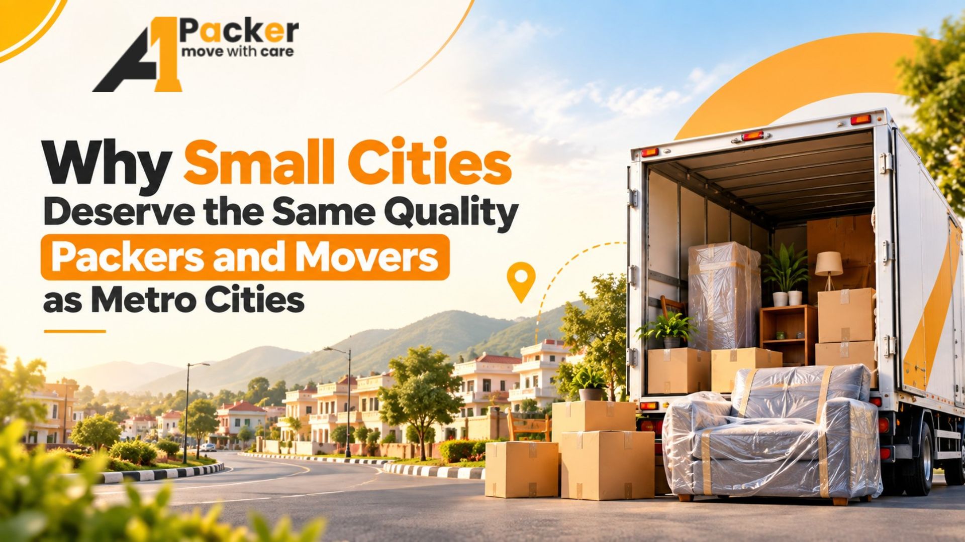Why Small Cities Deserve the Same Quality Packers and Movers as Metro Cities