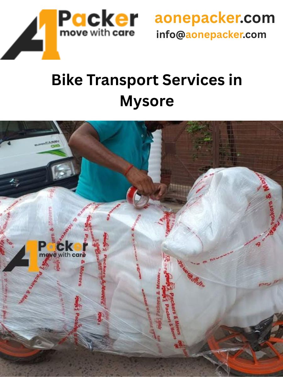 Bike Transport Services in Mysore, Karnataka