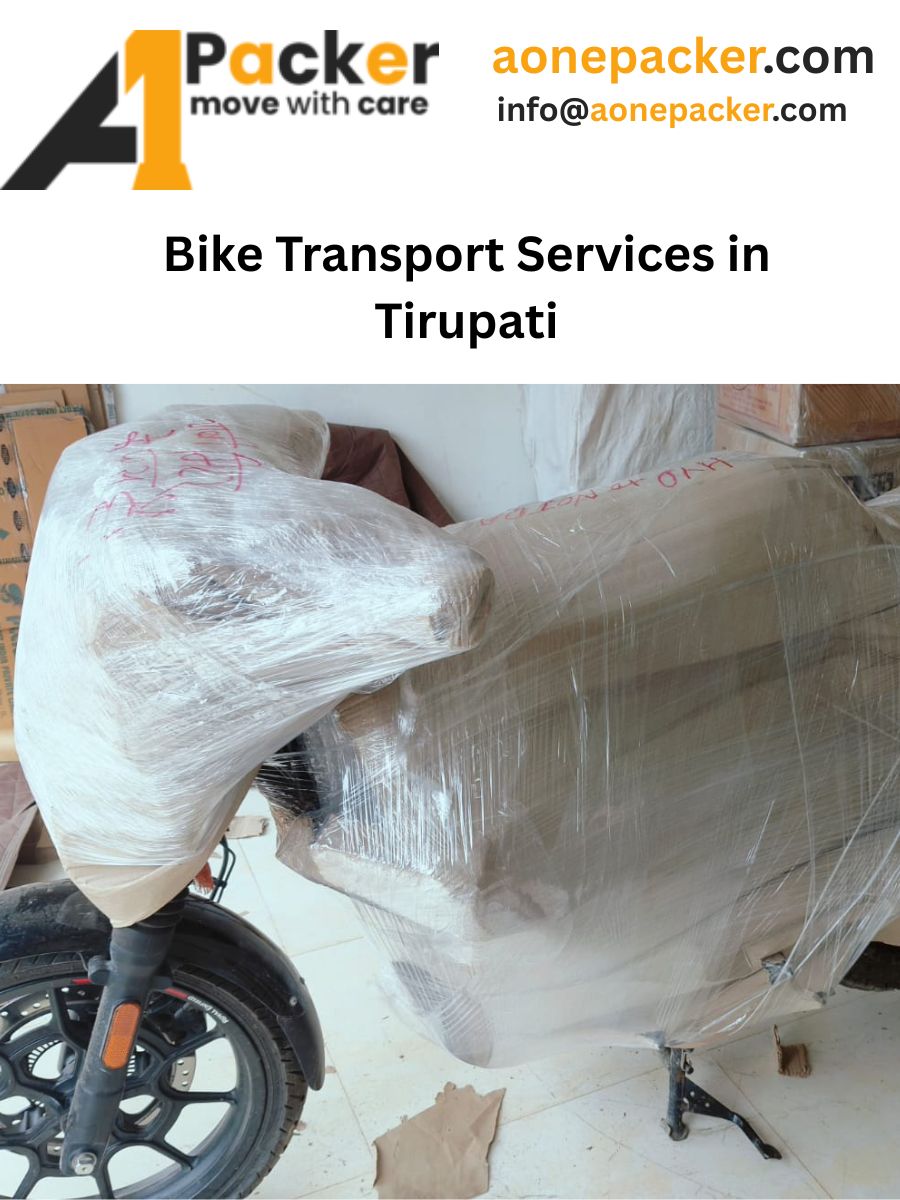 Bike Transport Services in Tirupati, Andhra Pradesh