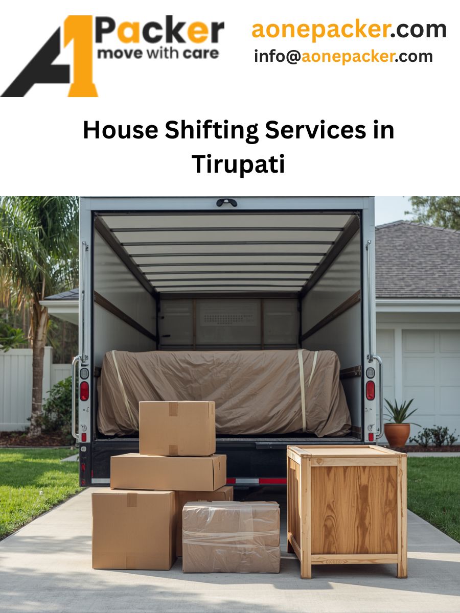 House Shifting Services in Tirupati, Andhra Pradesh