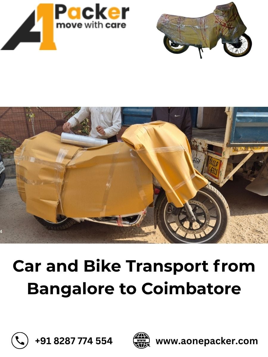 Car and Bike Transport from Bangalore to Coimbatore
