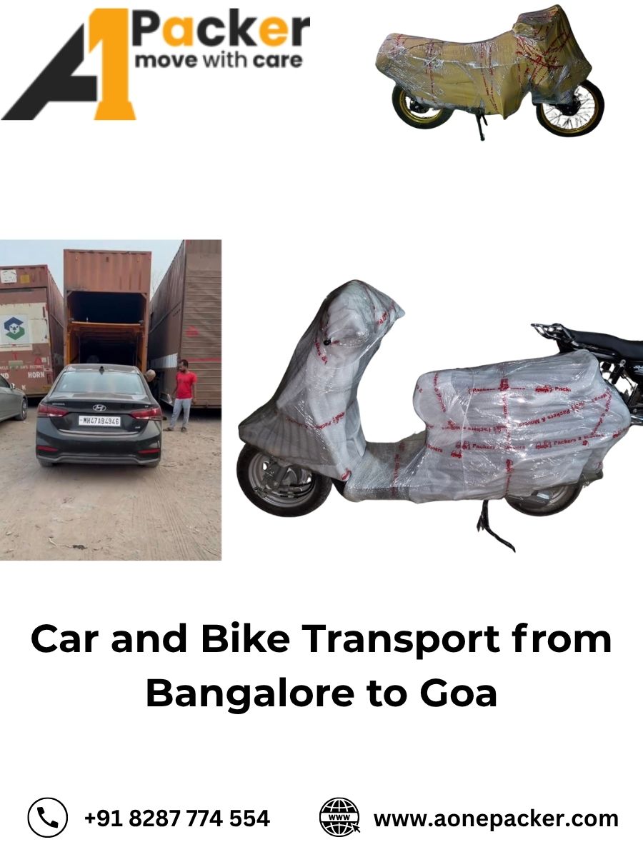 Car and Bike Transport from Bangalore to Goa