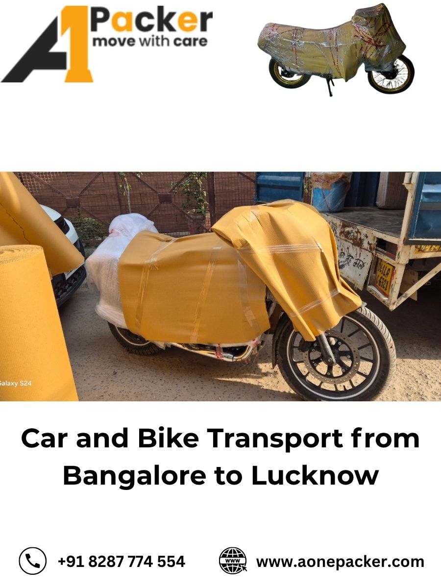 Car and Bike Transport from Bangalore to Lucknow