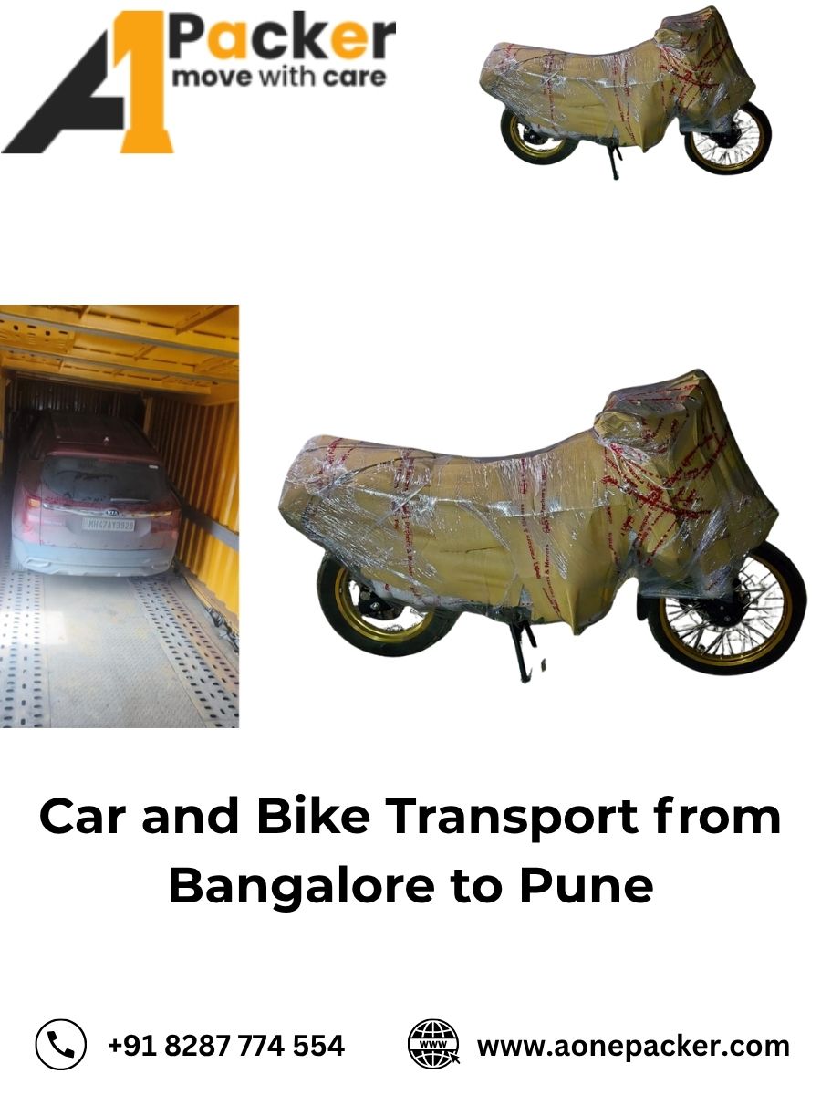 Car and Bike Transport from Bangalore to Pune