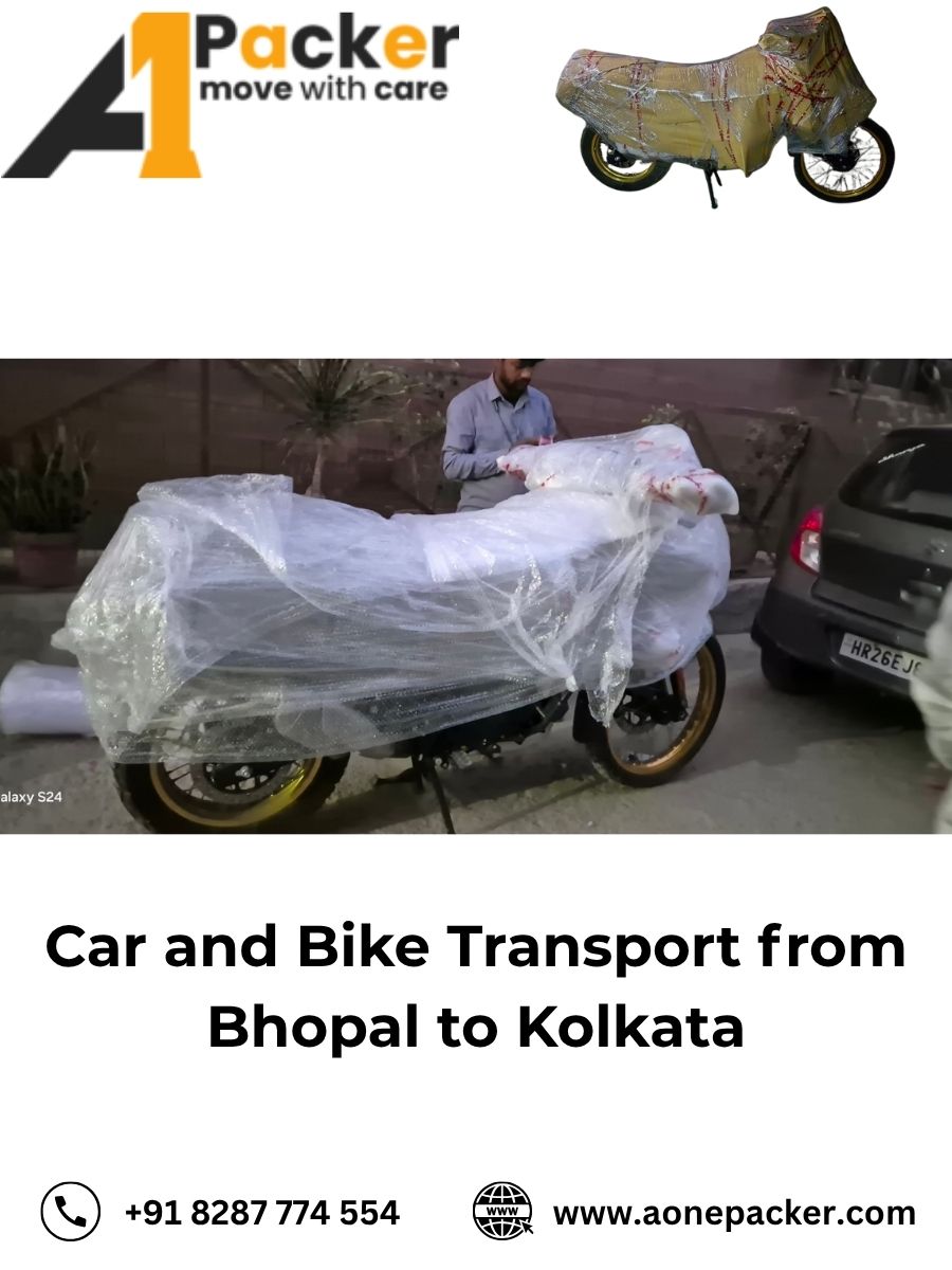 Car and Bike Transport from Bhopal to Kolkata
