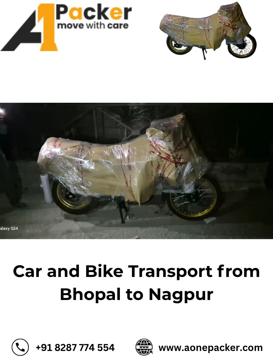 Car and Bike Transport from Bhopal to Nagpur