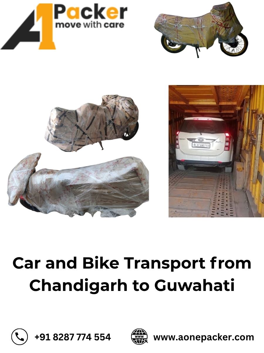 Car and Bike Transport from Chandigarh to Guwahati