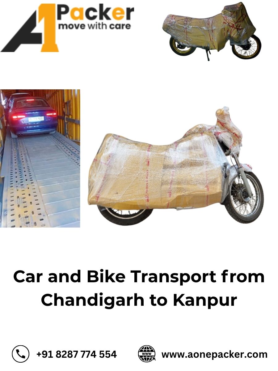 Car and Bike Transport from Chandigarh to Kanpur