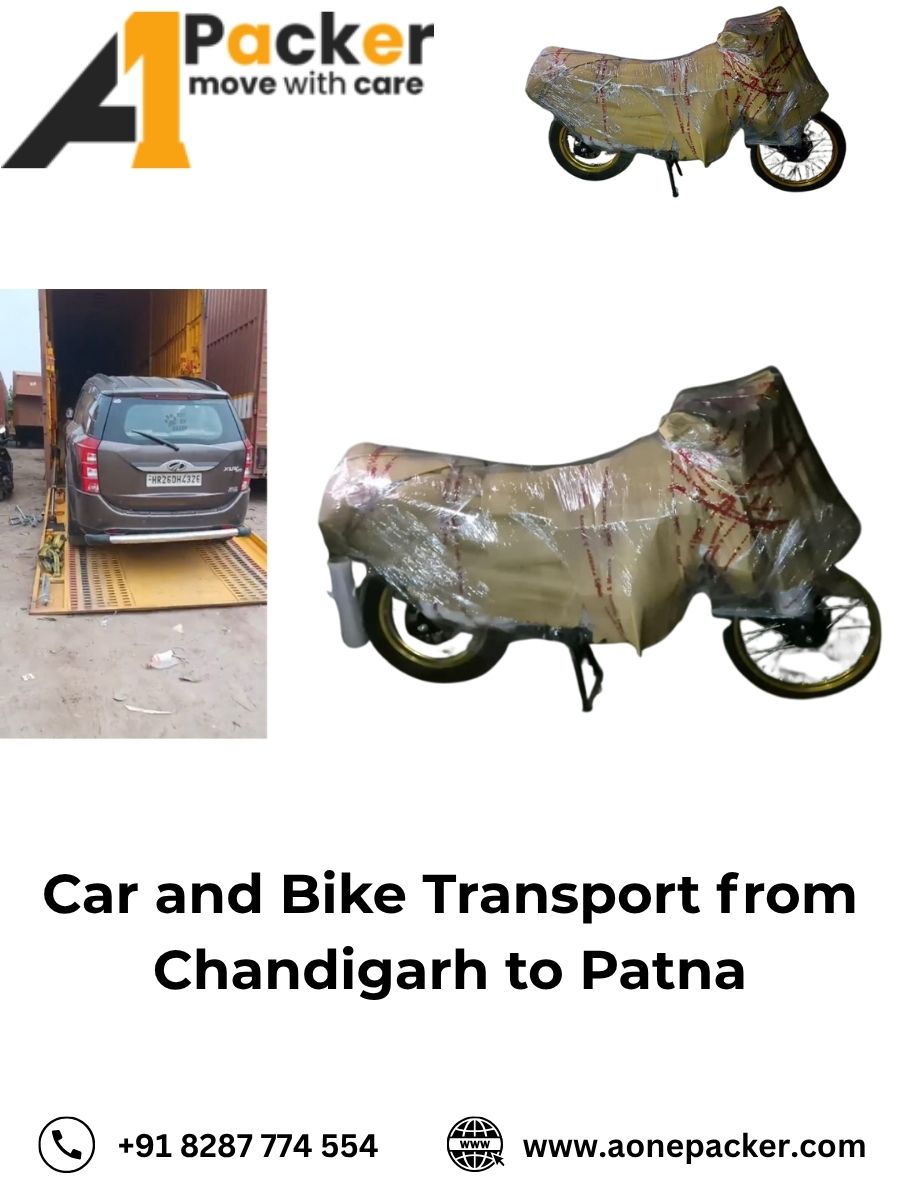 Car and Bike Transport from Chandigarh to Patna