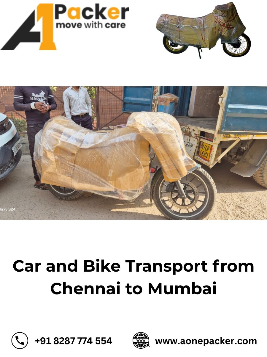 Car and Bike Transport from Chennai to Mumbai