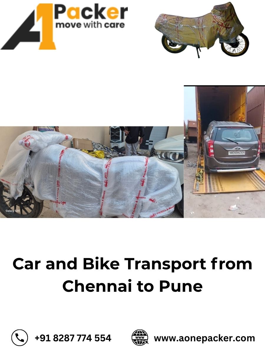 Car and Bike Transport from Chennai to Pune