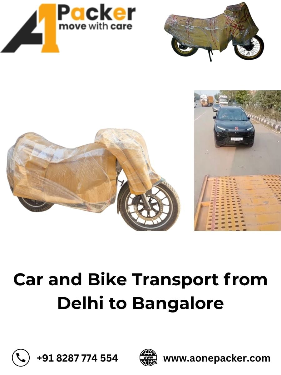Car and Bike Transport from Delhi to Bangalore