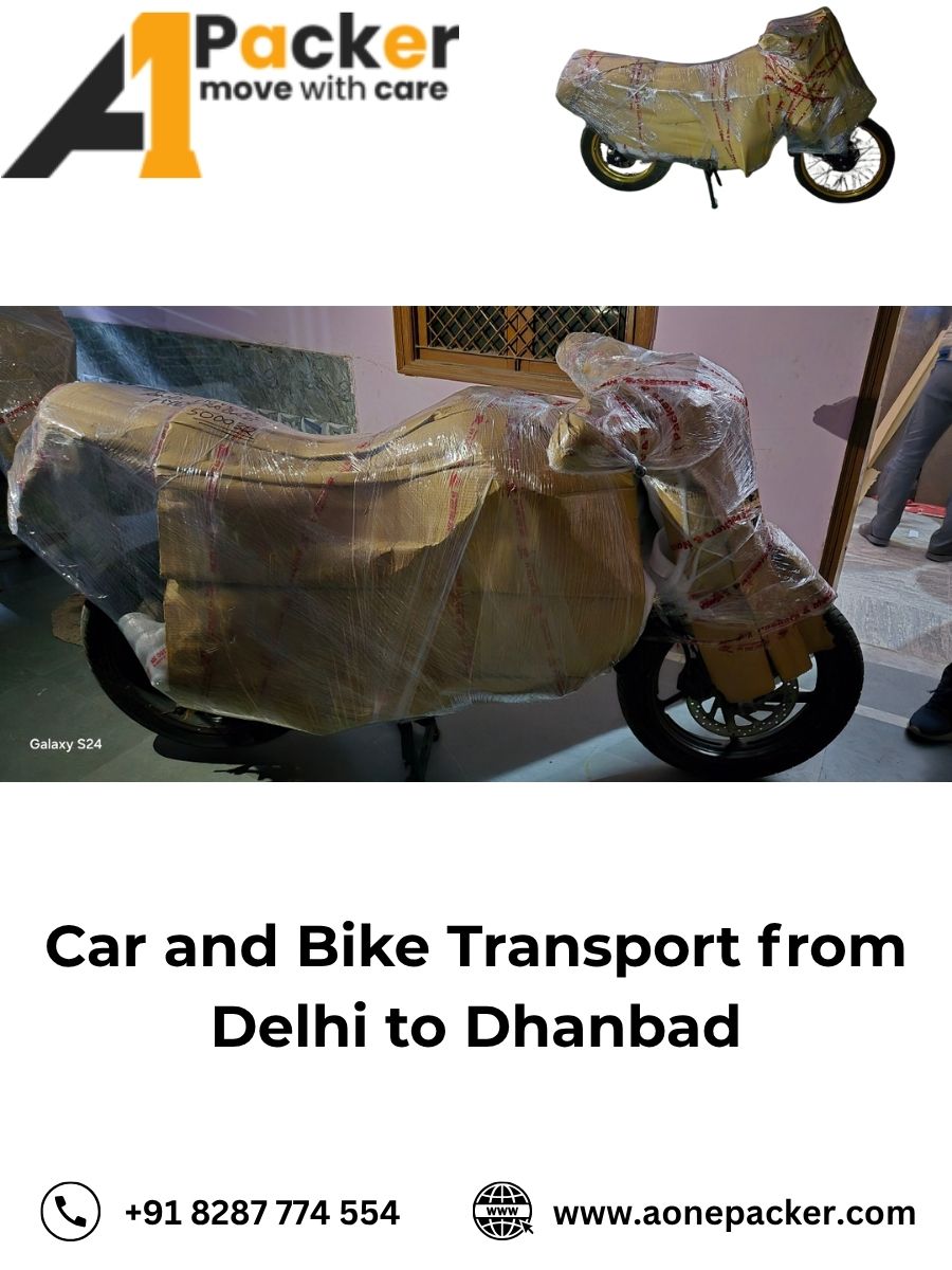 Car and Bike Transport from Delhi to Dhanbad