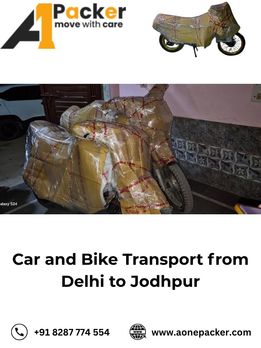 Car and Bike Transport from Delhi to Jodhpur