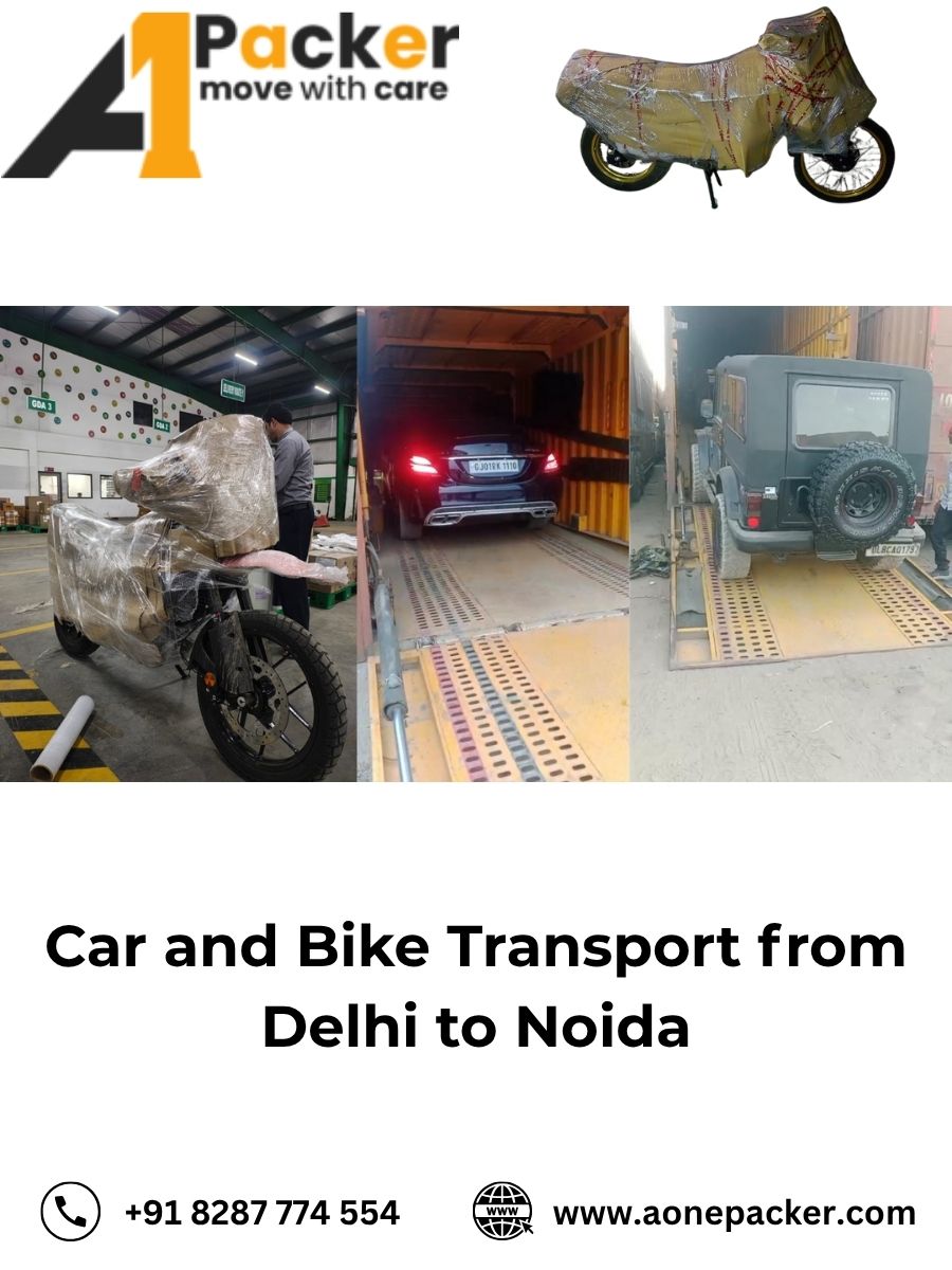 Car and Bike Transport from Delhi to Noida