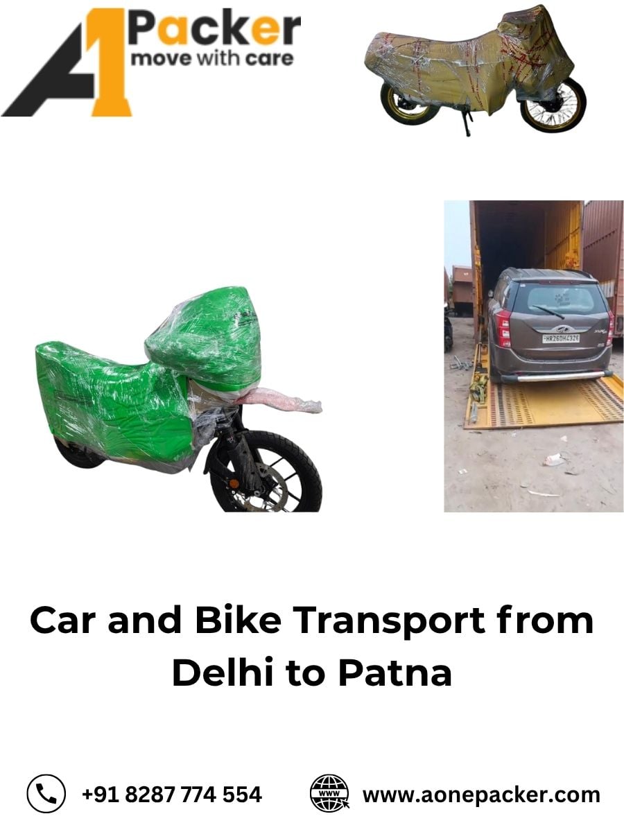 Car and Bike Transport from Delhi to Patna