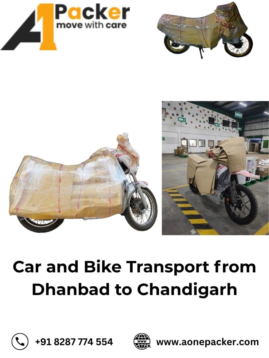 Car and Bike Transport from Dhanbad to Chandigarh