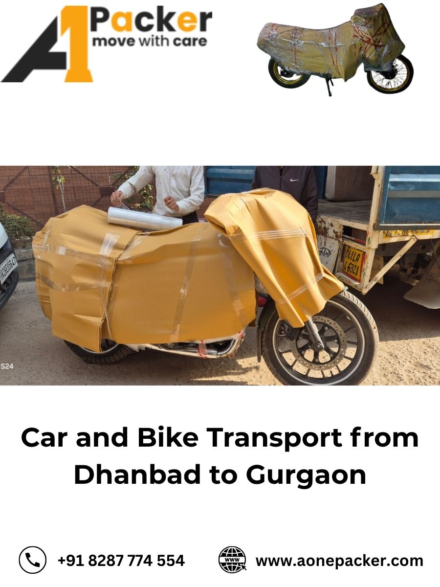 Car and Bike Transport from Dhanbad to Gurgaon
