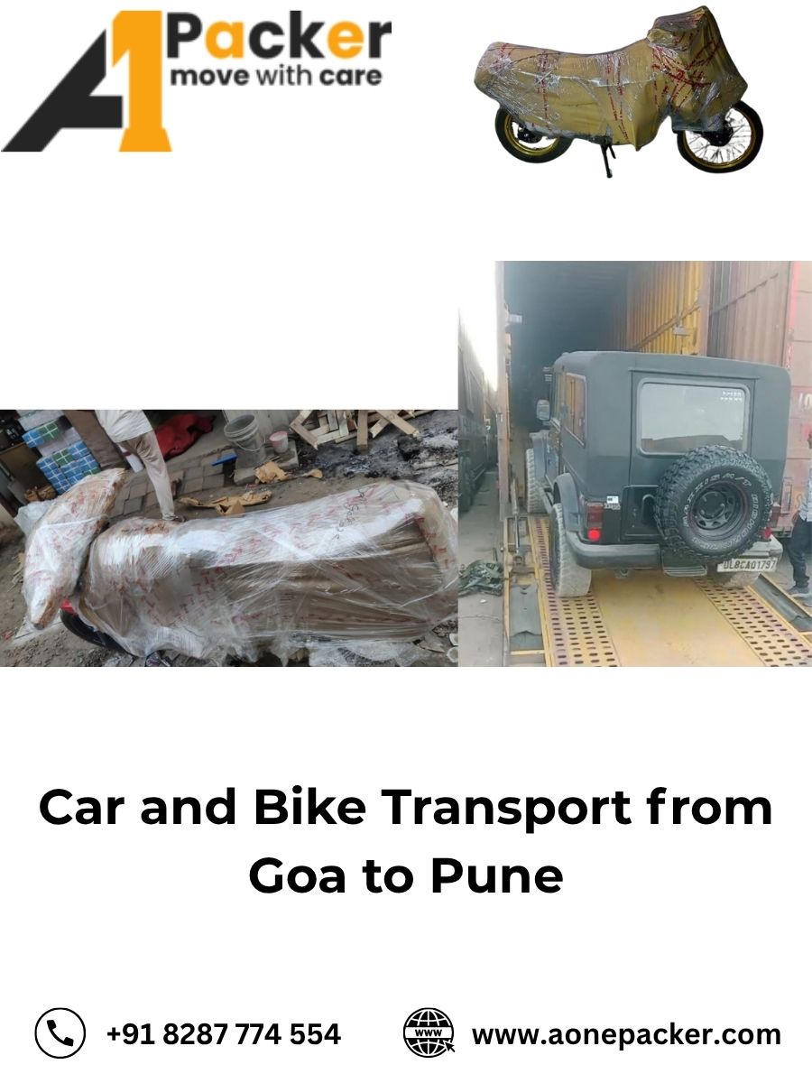 Car and Bike Transport from Goa to Pune