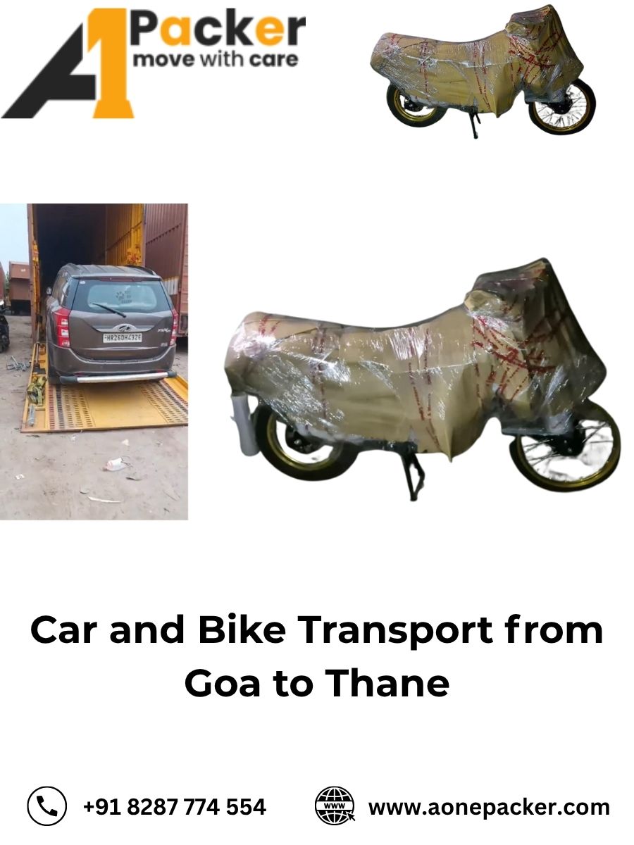 Car and Bike Transport from Goa to Thane