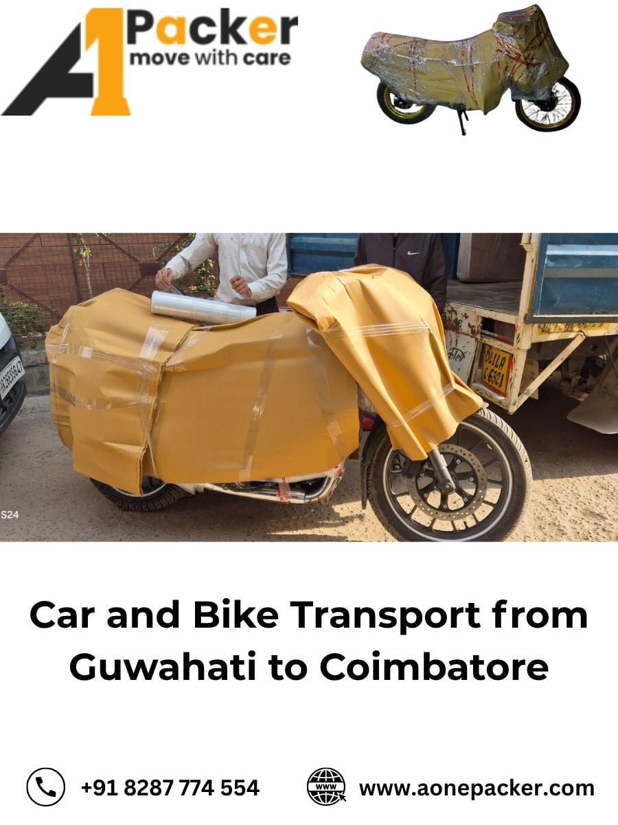 Car and Bike Transport from Guwahati to Coimbatore
