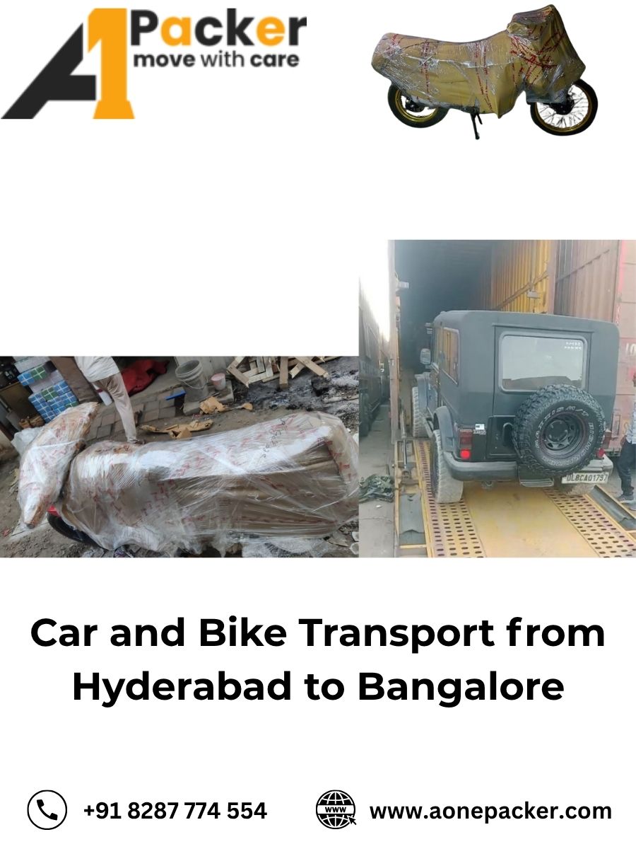 Car and Bike Transport from Hyderabad to Bangalore