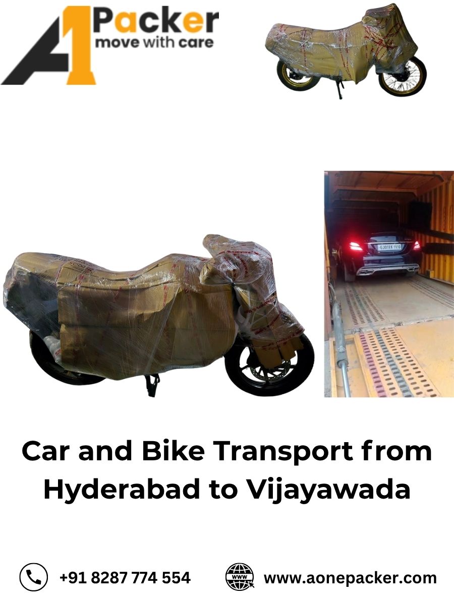 Car and Bike Transport from Hyderabad to Vijayawada