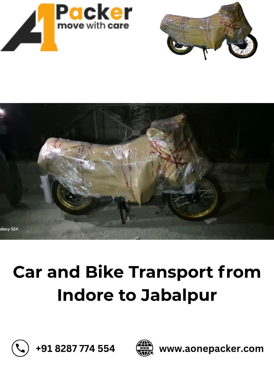 Car Transport Services from Indore to Jabalpur Aone Packer