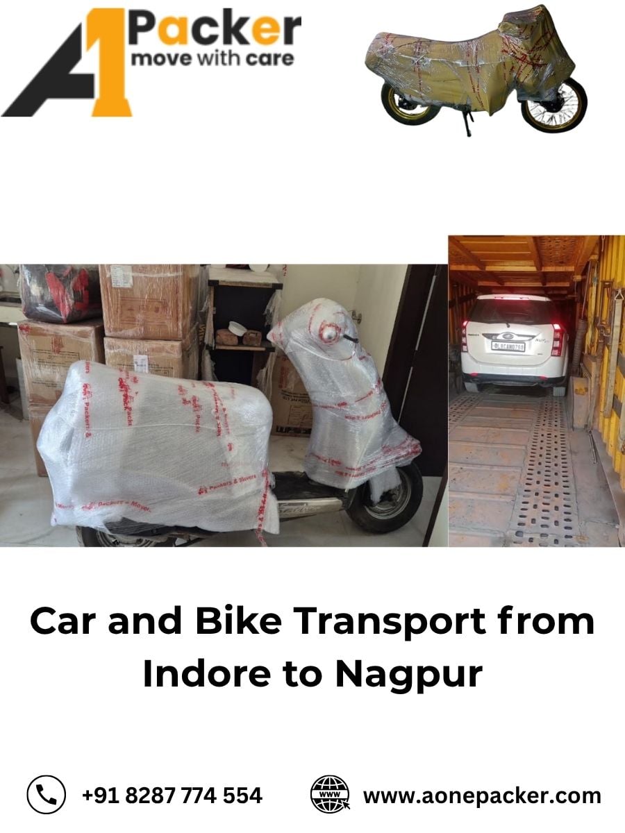 Car and Bike Transport from Indore to Nagpur