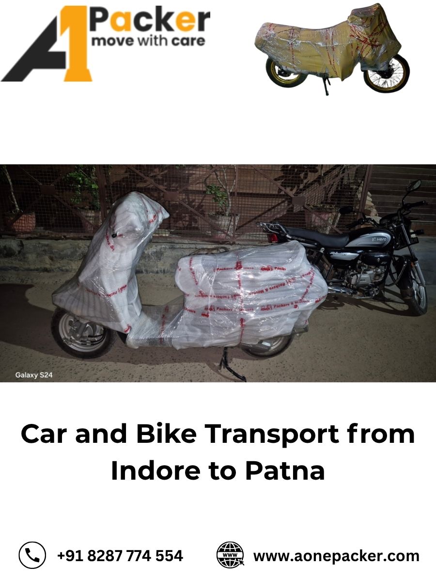 Car and Bike Transport from Indore to Patna