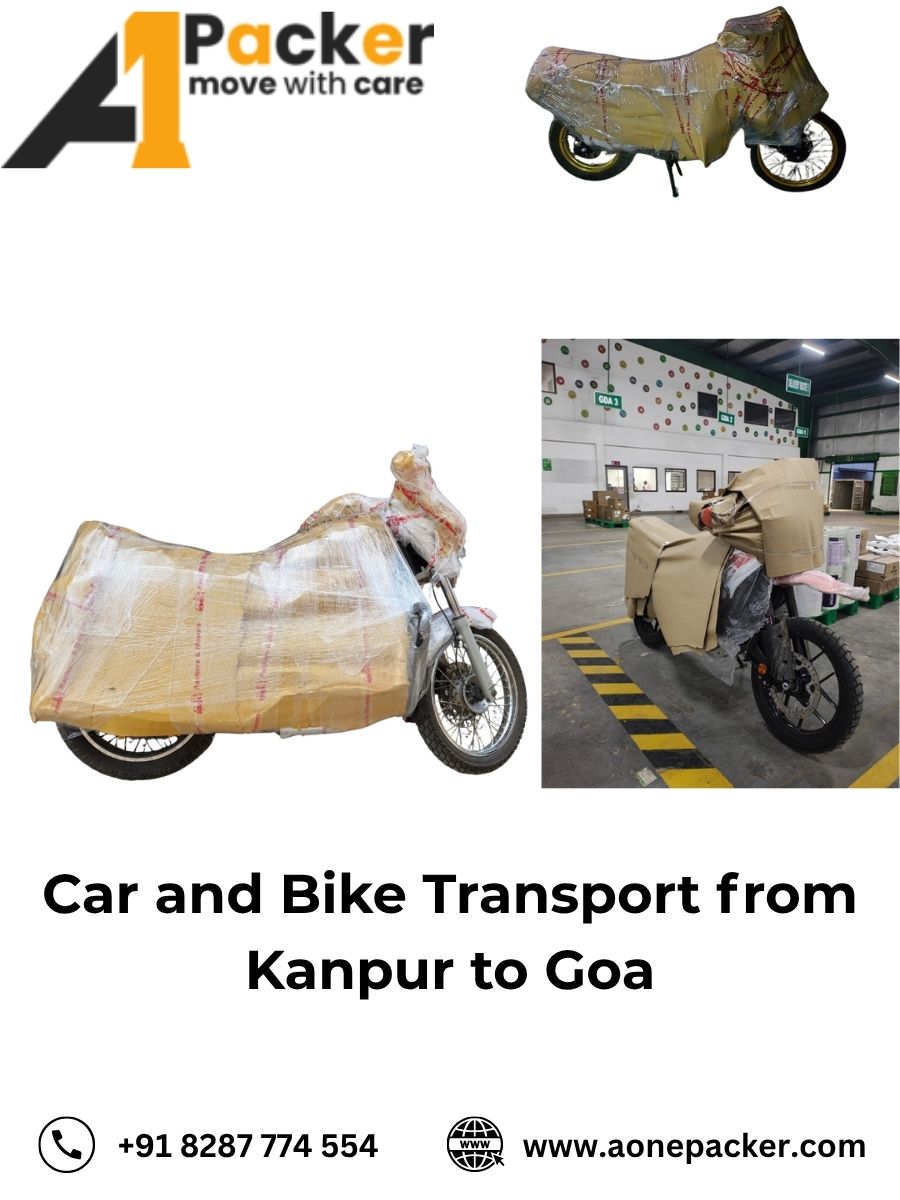 Car and Bike Transport from Kanpur to Goa