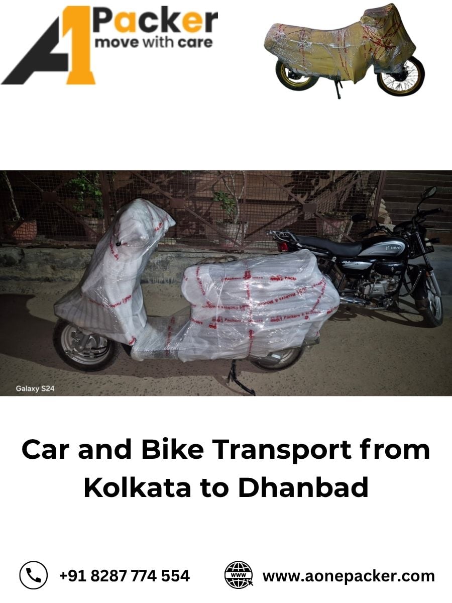 Car and Bike Transport from Kolkata to Dhanbad