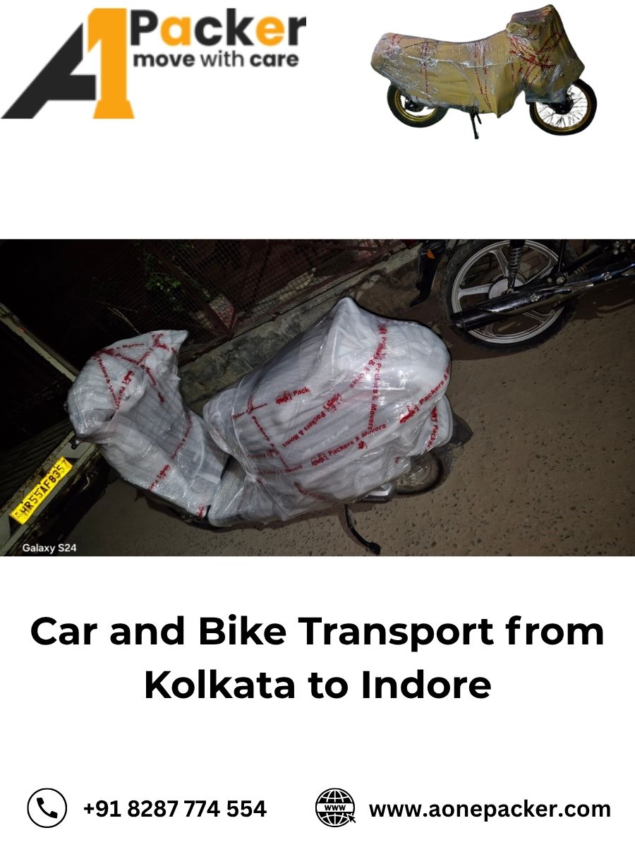 Car and Bike Transport from Kolkata to Indore
