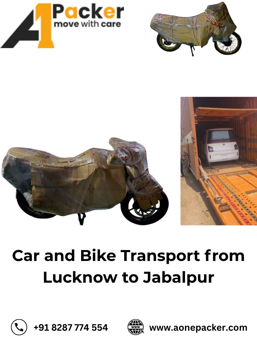Car and Bike Transport from Lucknow to Jabalpur
