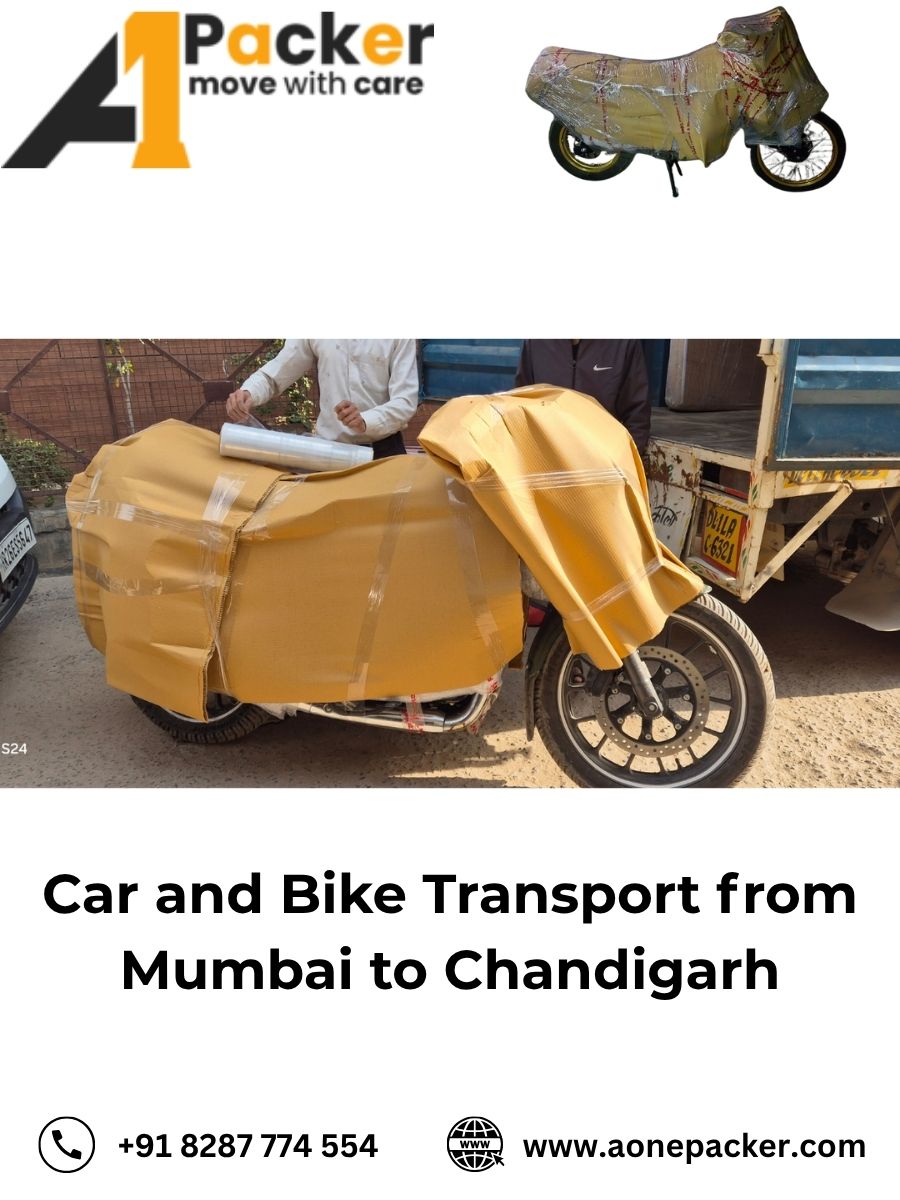 Car and Bike Transport from Mumbai to Chandigarh