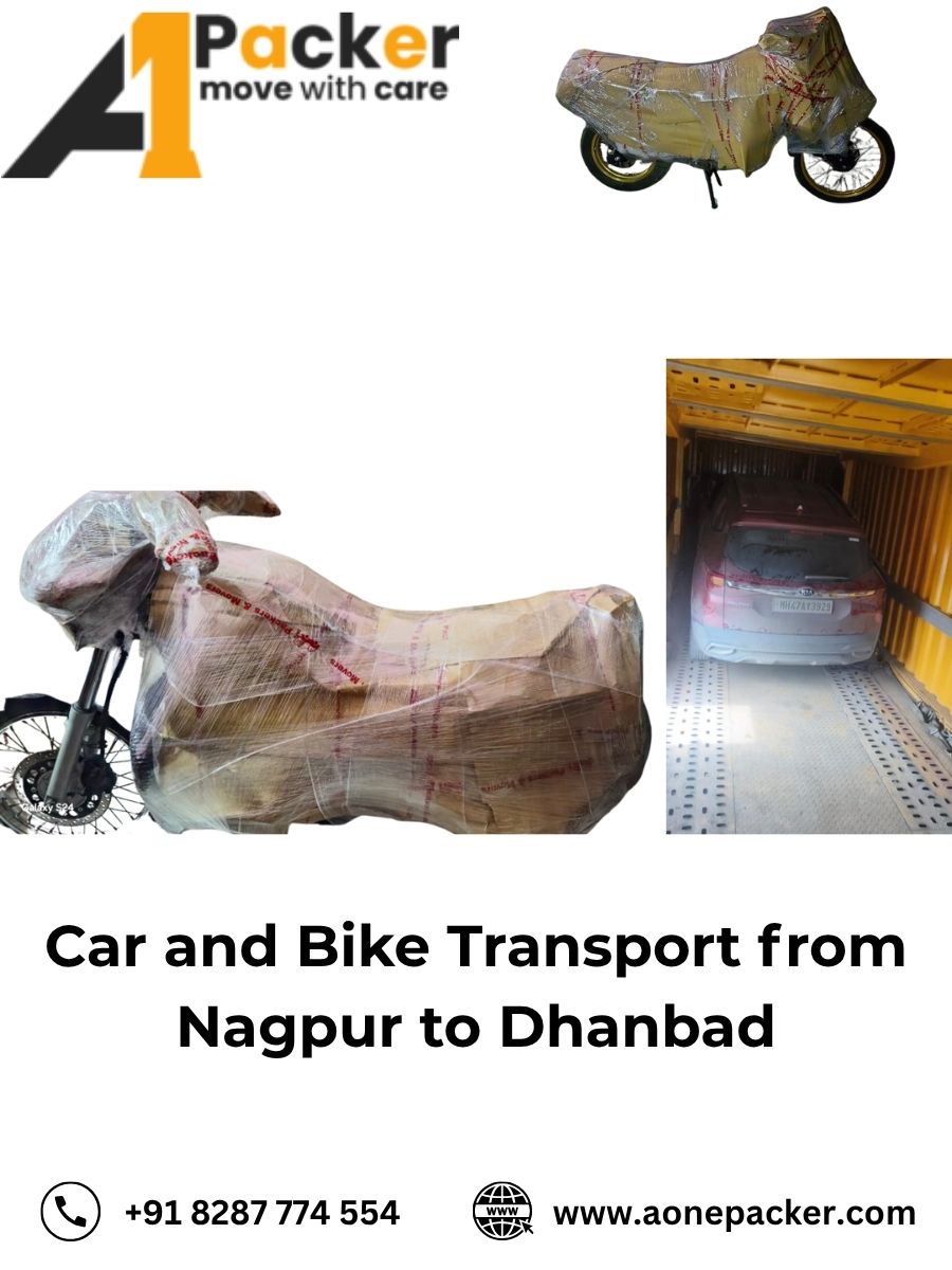 Car and Bike Transport from Nagpur to Dhanbad