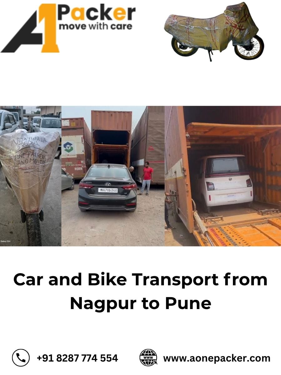 Car and Bike Transport from Nagpur to Pune