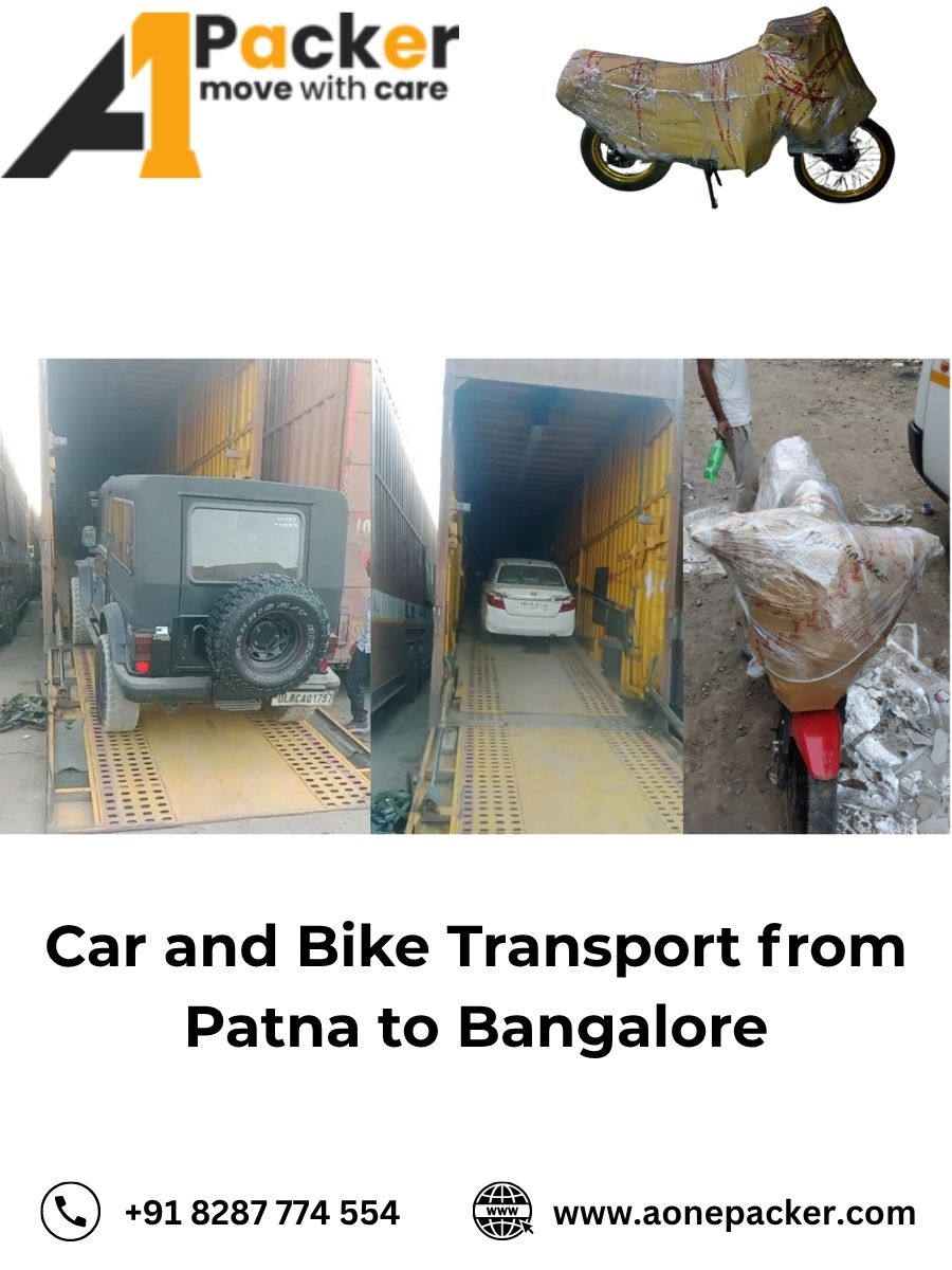 Car and Bike Transport from Patna to Bangalore