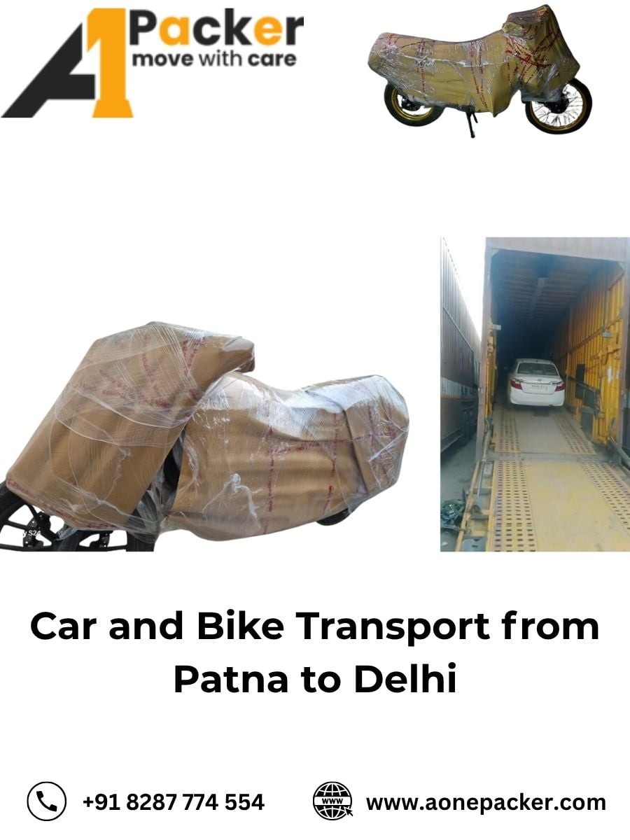 Car and Bike Transport from Patna to Delhi