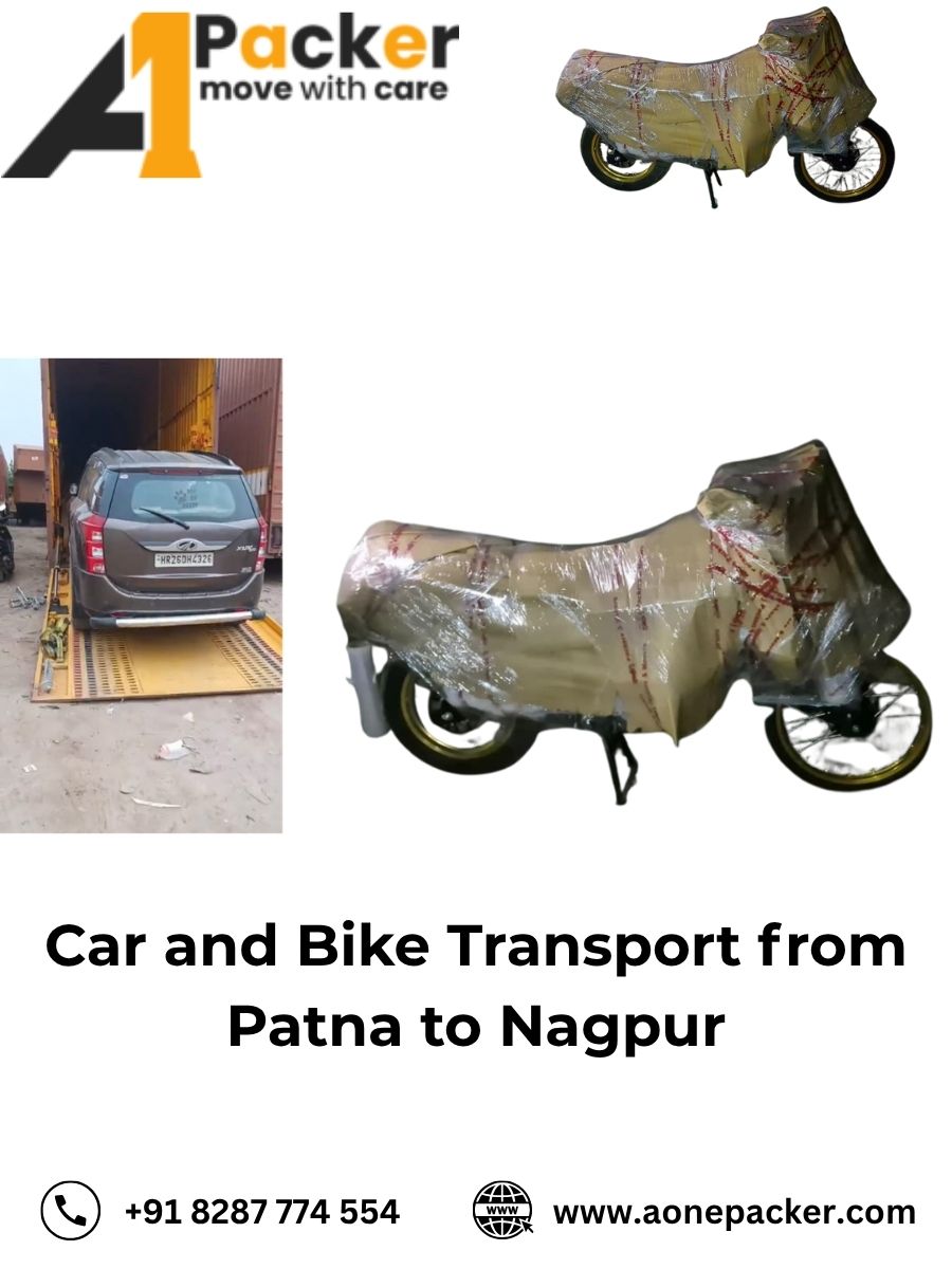 Car and Bike Transport from Patna to Nagpur