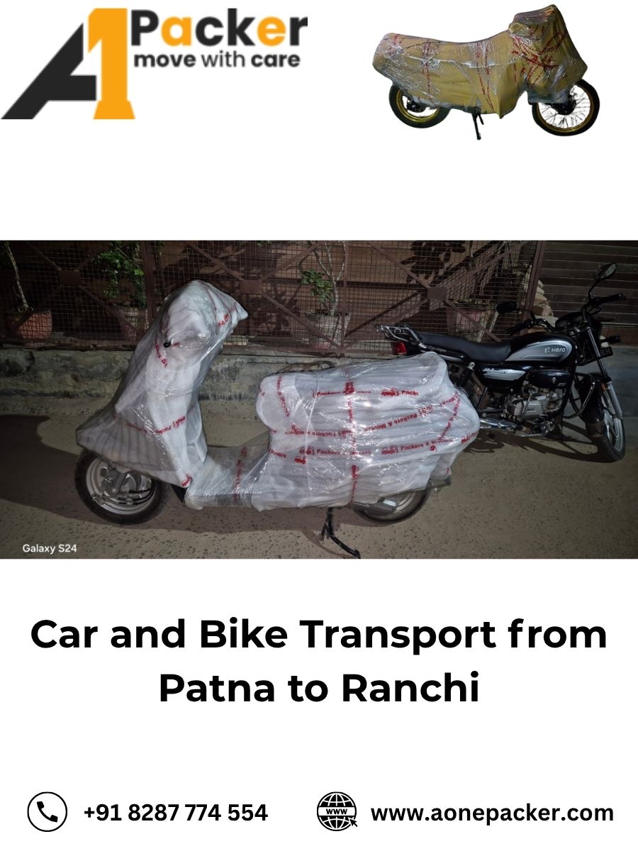 Car and Bike Transport from Patna to Ranchi