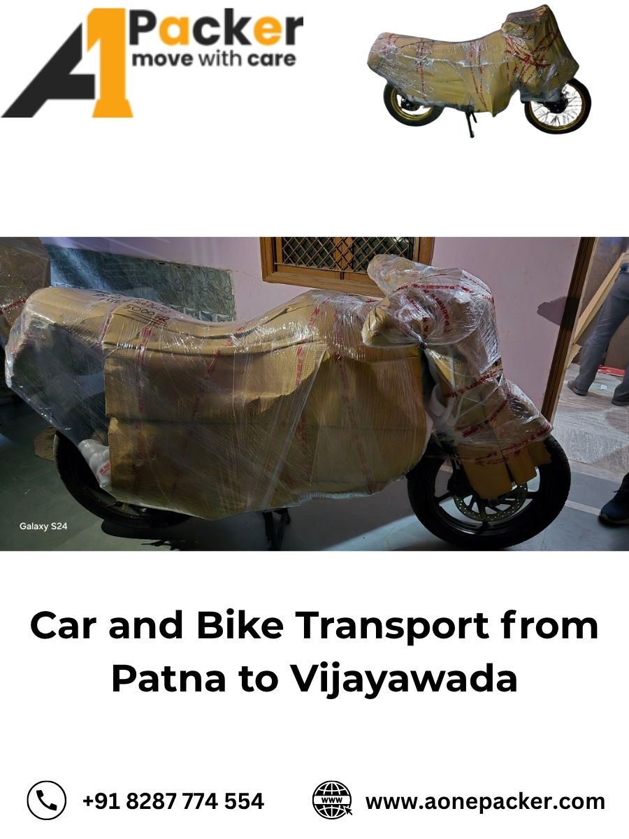 Car and Bike Transport from Patna to Vijayawada