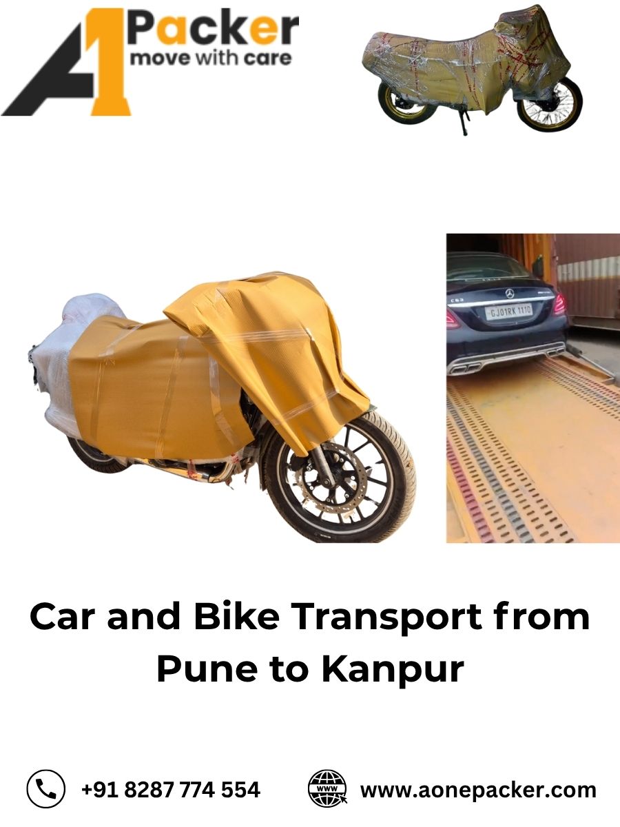 Car and Bike Transport from Pune to Kanpur
