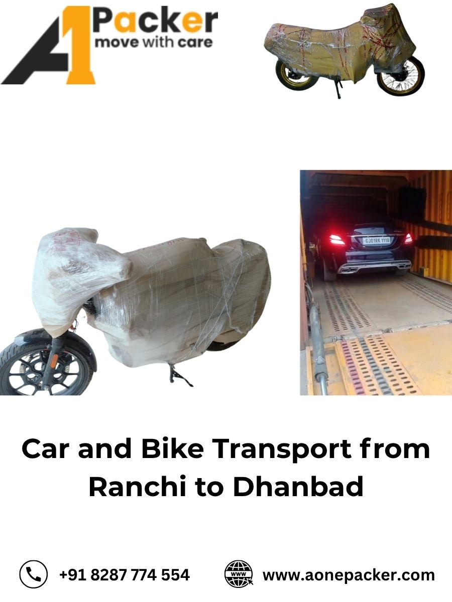 Car and Bike Transport from Ranchi to Dhanbad