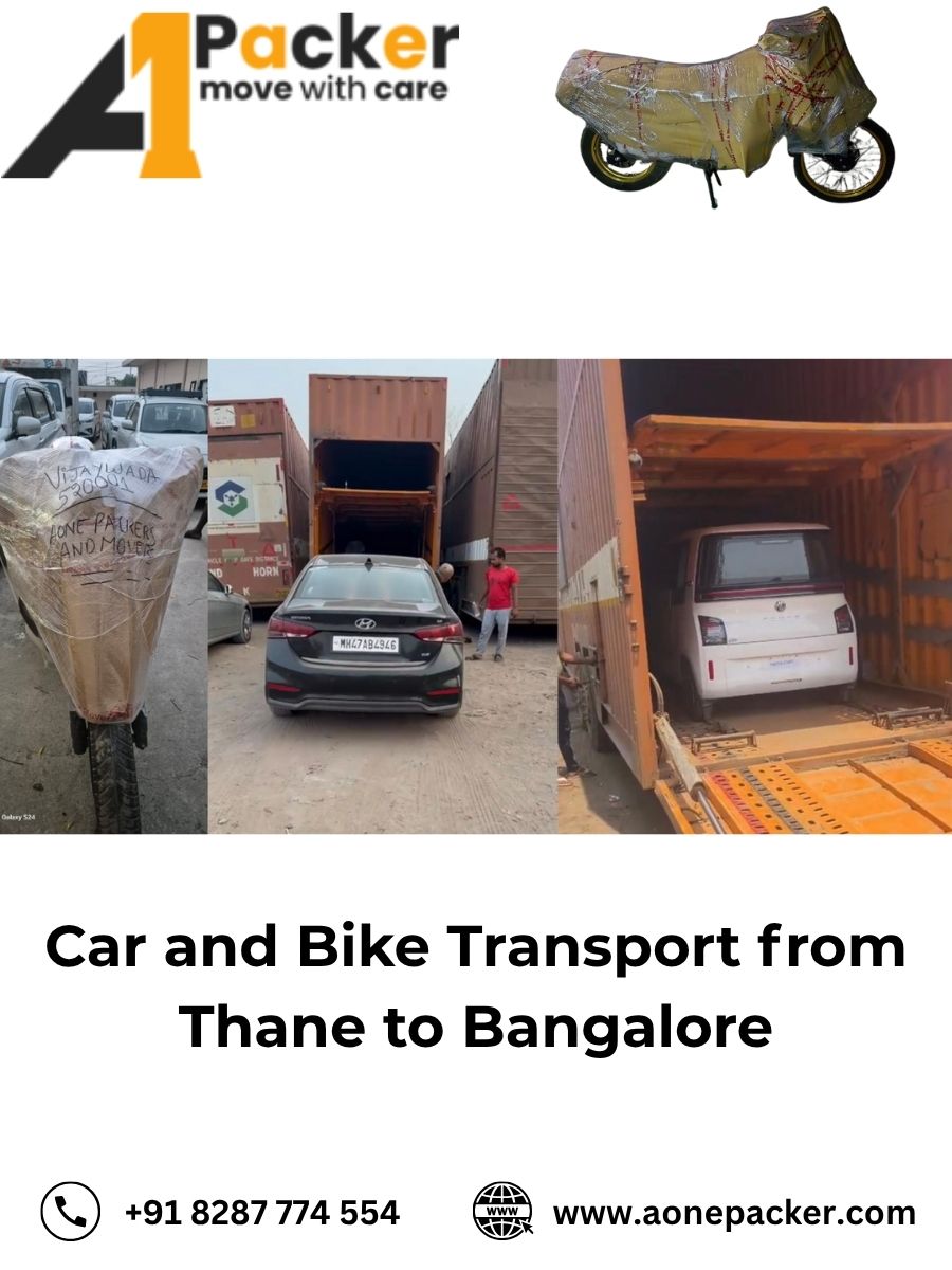 Car and Bike Transport from Thane to Bangalore