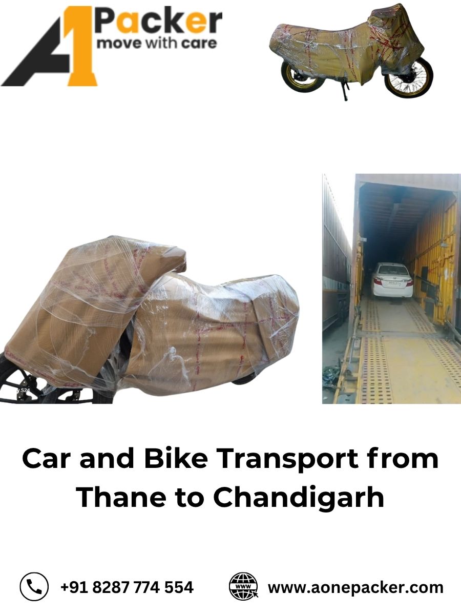 Car and Bike Transport from Thane to Chandigarh