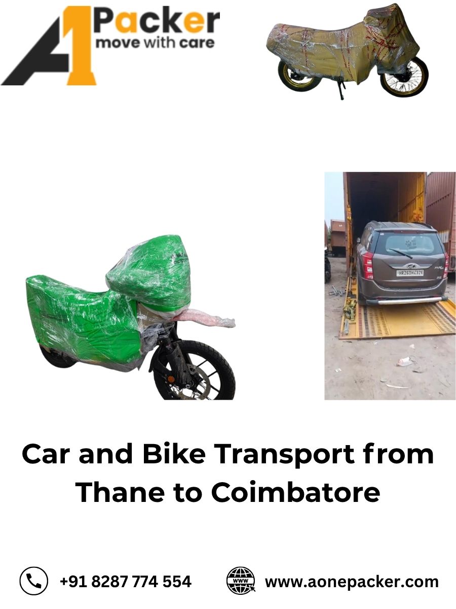 Car and Bike Transport from Thane to Coimbatore